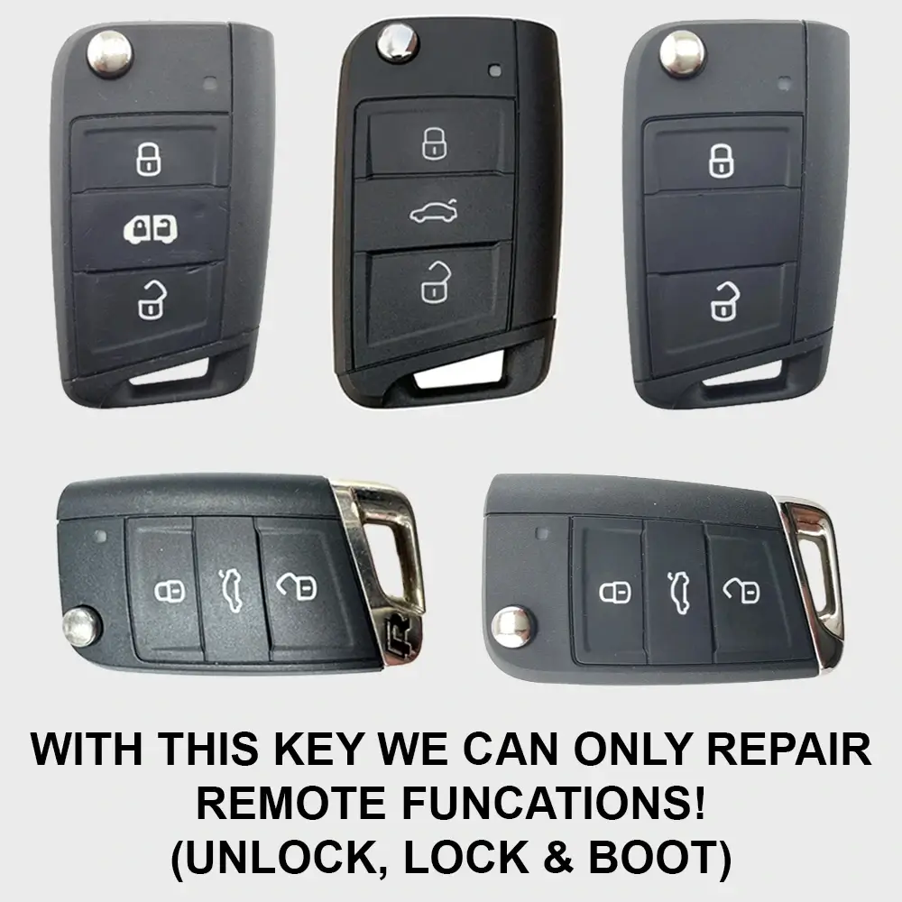 Volkswagen Remote Key Fob Repair Service Listing 3